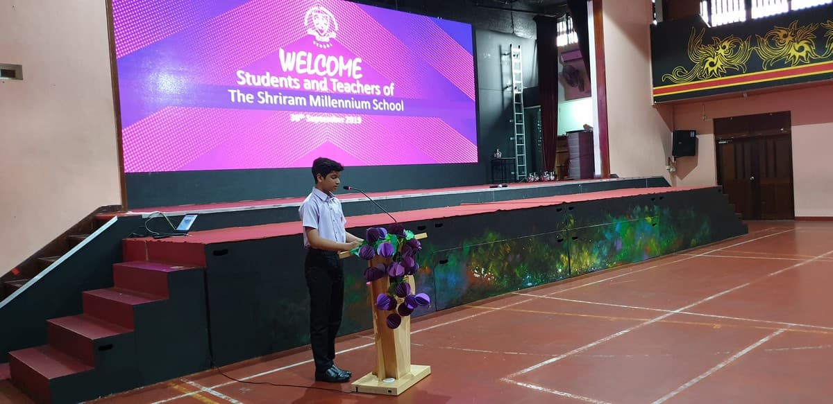 Special Assembly with the Students and Teachers of The Shriram Mellennium School - Photo 2