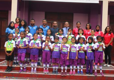 Red Carpet for Grade 2 Girls Football Team